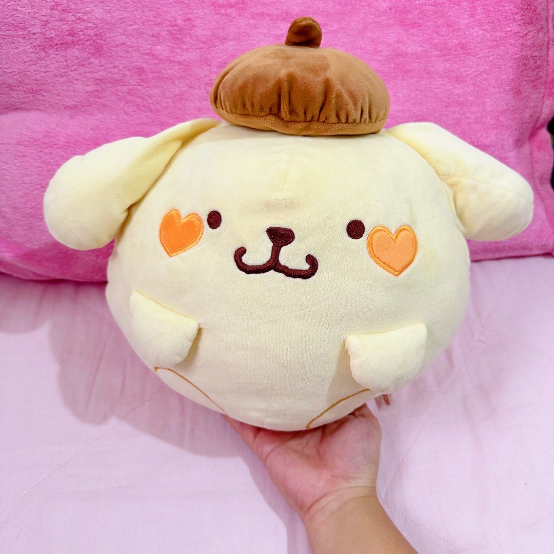 Pompompurin Sanrio Heart Blush Eikoh Plush (Category: Plushies & Soft Toys) located in Manila. Submitted by ashyyel_ (Listing ID 1463675396, Image 1). Description: mallowtype purin plush .