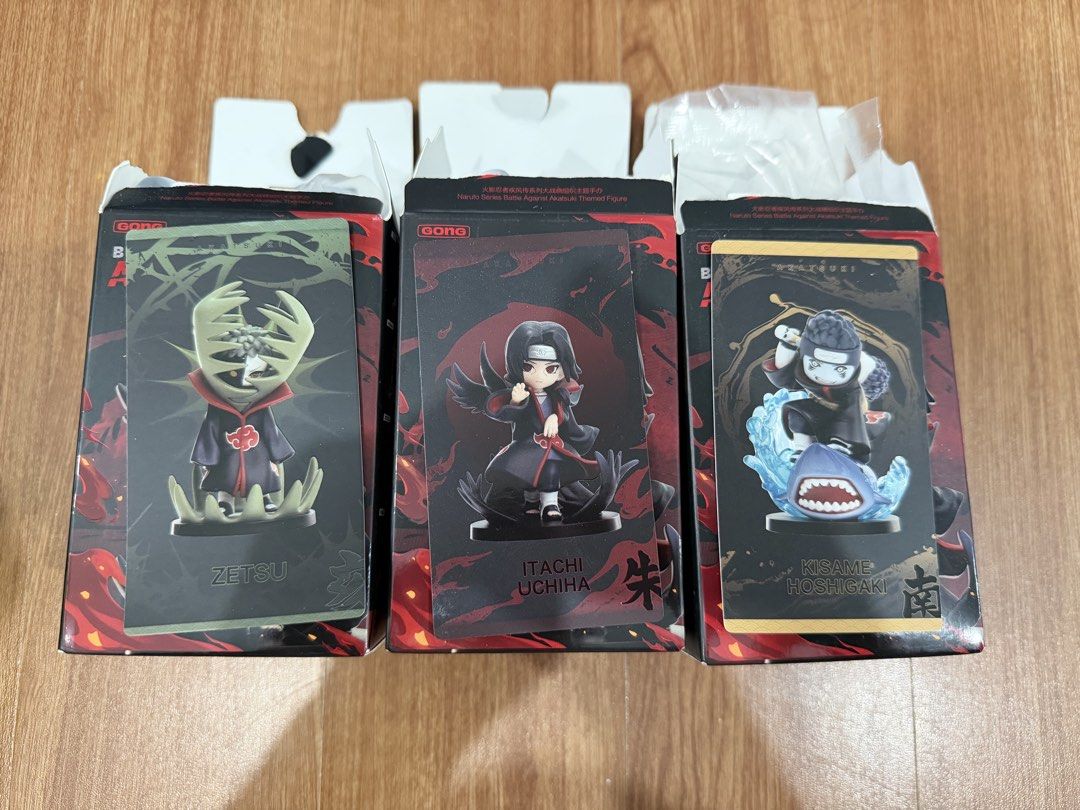 Pop Mart Akatsuki Itachi Kisame Zetsu (Category: Figurines & Statues) located in Pasig City. Submitted by polarpixie (Listing ID 1463662793, Image 1). Description: .