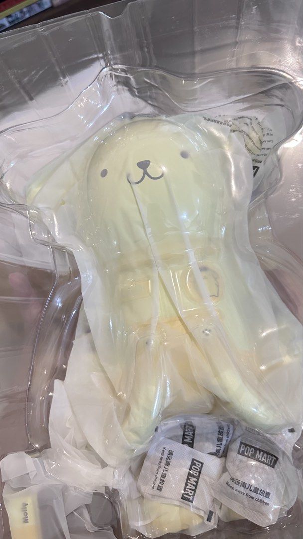 Pop Mart Mega Space Molly Sanrio Characters Pompompurin (Category: Designer & Blind Box Toys) located in Taguig. Submitted by bpyte0408 (Listing ID 1463567117, Image 3). Description: BRAND NEW // Opened box for checking only - 100% Authentic - Bough in Japan - Character: Pompompurin.