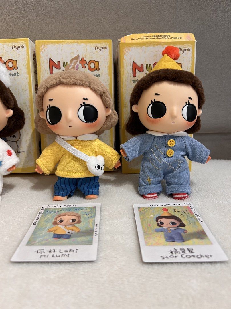 POPMART Nyota Pendant Plush (Category: Designer & Blind Box Toys) located in Rizal. Submitted by from99abovecloset (Listing ID 1463556131, Image 3). Description: Authentic New with box (opened only; not used) Bought august 2026 Complete inclusions with card, foil, box & key ring RFS: hard to let go but i badly need funds for my cat’s medication/vet bills Free nyota pendant clear case if take all Hi, Lumi- 850❌SOLD❌ Star Catcher-800 ❌SOLD❌ Good ni