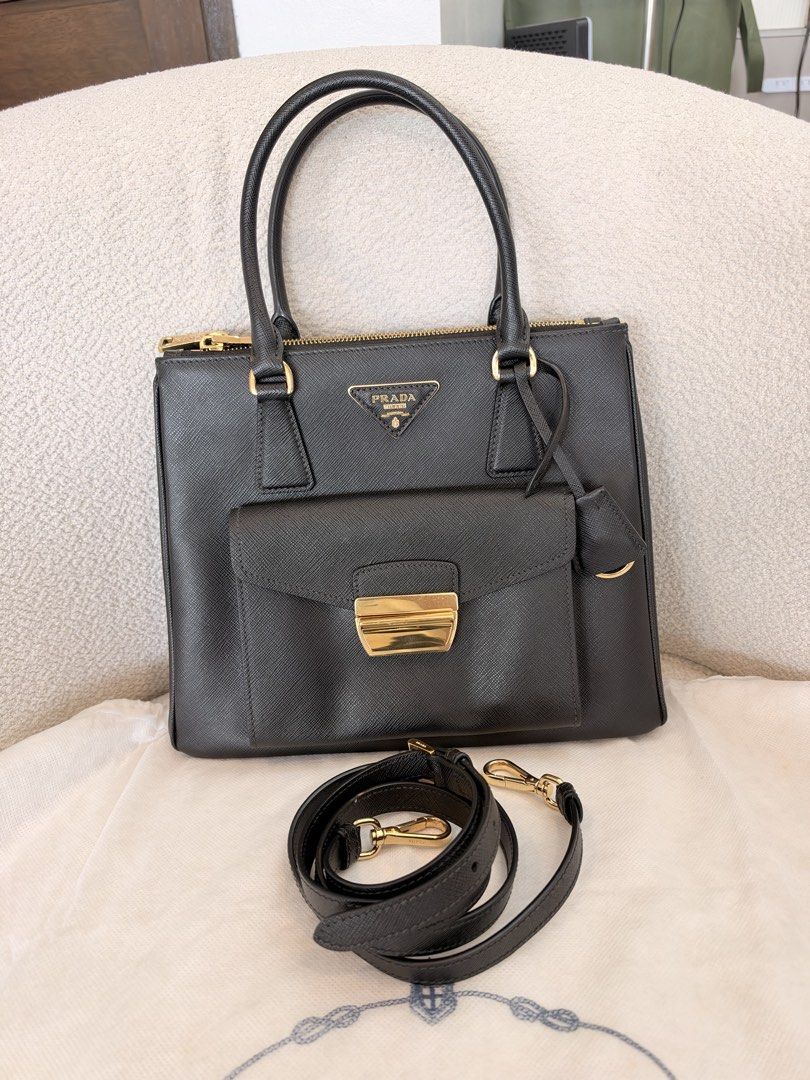 prada ( microchipped ) (Category: Luxury Bags & Wallets) located in Marikina City. Submitted by luxxetinn (Listing ID 1463648037, Image 2). Description: with dustbag.