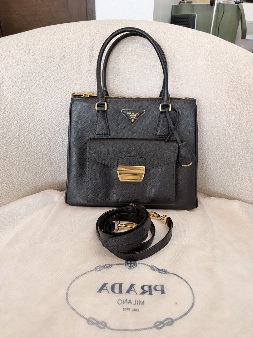 prada ( microchipped ) (Category: Luxury Bags & Wallets) located in Marikina City. Submitted by luxxetinn (Listing ID 1463648037, Image 1). Description: with dustbag.