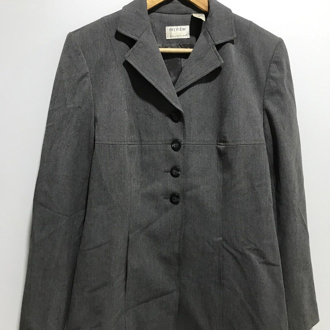 PREVIEW Gray Blazer | Suit | Coat (Category: Coats, Jackets and Outerwear) located in Cavite. Submitted by tanya.valentin (Listing ID 1463645368, Image 1). Description: .