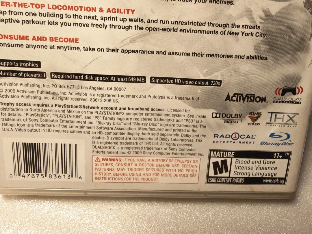 Prototype (Category: PlayStation) located in Singapore. Submitted by oldoldtimes (Listing ID 1463666881, Image 3). Description: .