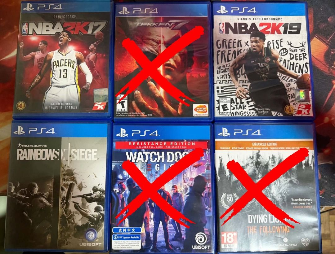 PS4 Games (Category: PlayStation) located in Makati City. Submitted by mightymountain.845856 (Listing ID 1463677917, Image 1). Description: 300 Each Take all for 800 Meetup: Makati Circuit Delivery - Fee should be shouldered by buyer .
