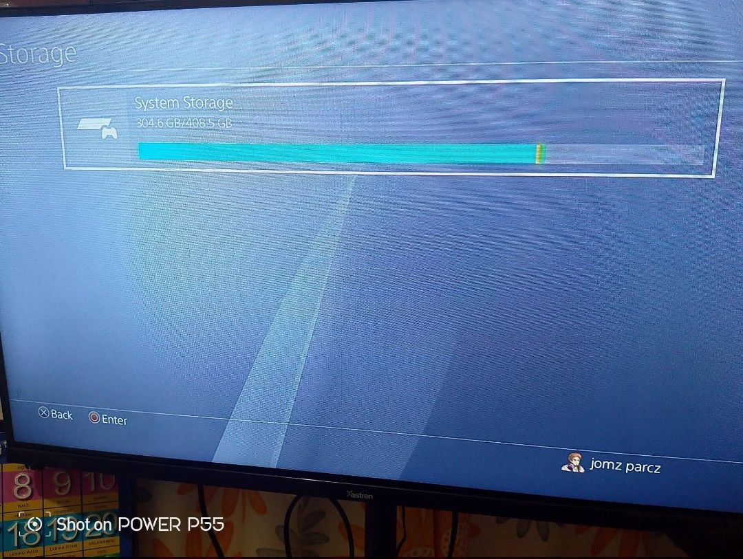 PS4 Slim Console with 7 Games (Category: PlayStation) located in Manila. Submitted by mariabigai38703 (Listing ID 1463663239, Image 2). Description: - PS4 Slim Console (Black) - 7 Games Included: - Persona 5 - God of War - Horizon Complete Edition - Assassin's Creed Origins - Final Fantasy X/X-2 - Resident Evil - Bloodborne - System Software: 13.52 - Storage: 408.5 GB total, 304.6 GB used - All games come in their original cases - Perfect bundle 