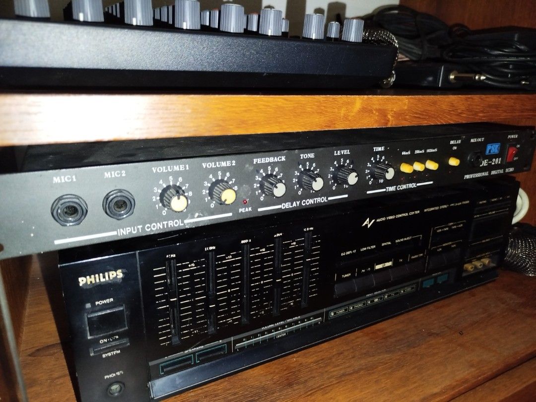PSK DE-201 Professional Digital Echo Processor (Category: Soundbars, Speakers & Amplifiers) located in Manila. Submitted by jojo.welter (Listing ID 1463580049, Image 3). Description: - PSK DE-201 Professional Digital Echo Processor - Enhance your audio with professional echo effects - Features multiple mic inputs - Adjustable controls for volume, feedback, tone, and level - Time control with various settings - Includes mix out and power switch -P