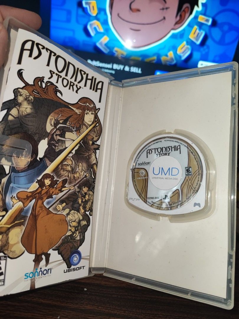 PSP UMD " Astonishia Story CIB " ULUS (Category: PlayStation) located in Manila. Submitted by pcltasenseigaming (Listing ID 1463631270, Image 2). Description: PSP UMD " Astonishia Story CIB " ULUS 📌 Price 1099 📌 Negotiable 📌 Details : Normal na sa 2nd hand cd na may scratch/scratches 📌 2nd Hand Tested Working 📌 Can Send Pictures/Video Of Item With Time & Date 📌 Compatibility is buyer's responsibility 📌 PLEASE RATE MY MARKETPLACE PROFILE AF