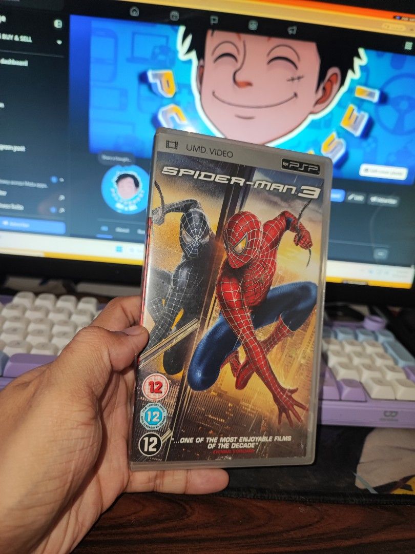 PSP UMD " Spiderman 3 CIB " UMD1-44954B1 (Category: PlayStation) located in Manila. Submitted by pcltasenseigaming (Listing ID 1463627959, Image 1). Description: PSP UMD " Spiderman 3 CIB " UMD1-44954B1 📌 Price 3769 📌 Negotiable 📌 Details : Normal na sa 2nd hand cd na may scratch/scratches 📌 2nd Hand Tested Working 📌 Can Send Pictures/Video Of Item With Time & Date 📌 Compatibility is buyer's responsibility 📌 PLEASE RATE MY MARKETPLACE PROF