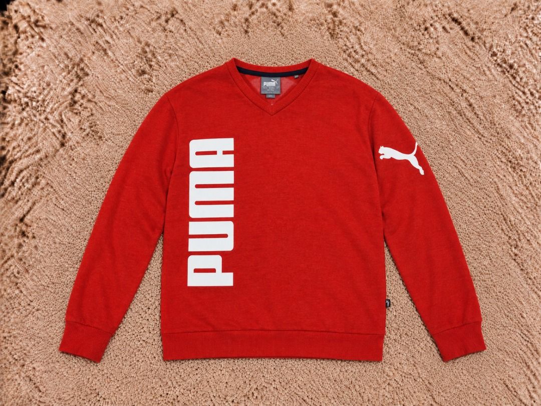 Puma Black Sweatshirt with Logo (Category: Coats, Jackets and Outerwear) located in Quezon City. Submitted by drift_and_vibe_thrift (Listing ID 1463556096, Image 2). Description: Black Puma sweatshirt. Features the classic Puma logo on the front. Crew neck, long sleeves. Comfortable and casual. Great for everyday wear. Easy to pair with jeans or joggers..