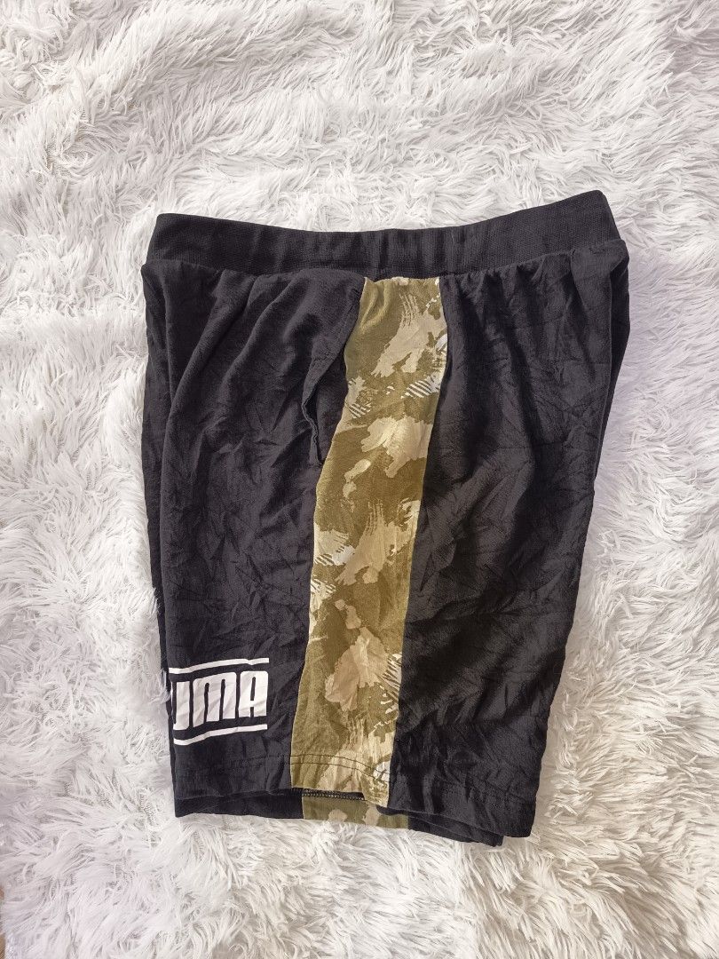 Puma Shorts Camouflage (Category: Shorts) located in Pasay City. Submitted by ODDXX (Listing ID 1463628242, Image 2). Description: Solid neto! Ganda promise fit to size 30 Waist No issue. No crack prints. Lalabhan mo nlng! 399php +SF only!.