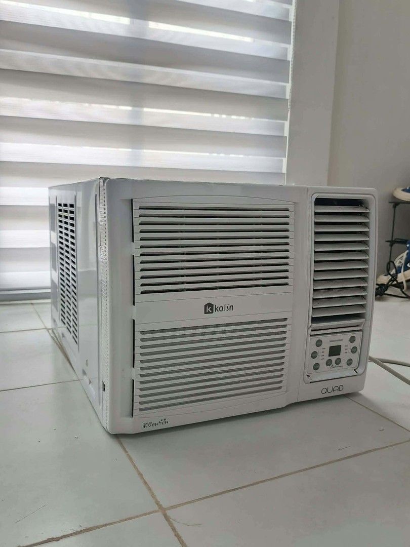 QUAD KOLIN LATEST MODEL (Category: Air Conditioning and Heating) located in Manila. Submitted by jacobairconshop (Listing ID 1463664405, Image 1). Description: 🥶Aircon Window Type🥶 💯Good condition 💯Malamig at malinis po 💯No Issue 💯No Repair 💯Super tipid sa kuryente ✅ 5 months warranty service ✅ 1 weeks replacement ✅ Free delivery NCR ✅Cash On Delivery.