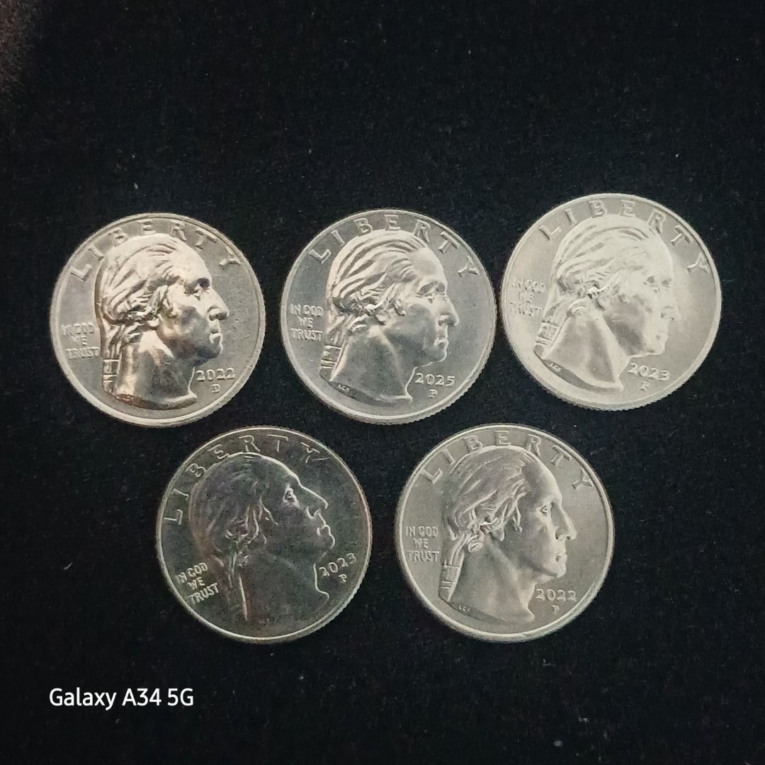 Quarter dollar (Category: Currency) located in Quezon City. Submitted by coin_hunter.ph (Listing ID 1463608581, Image 1). Description: Perfect for collection.