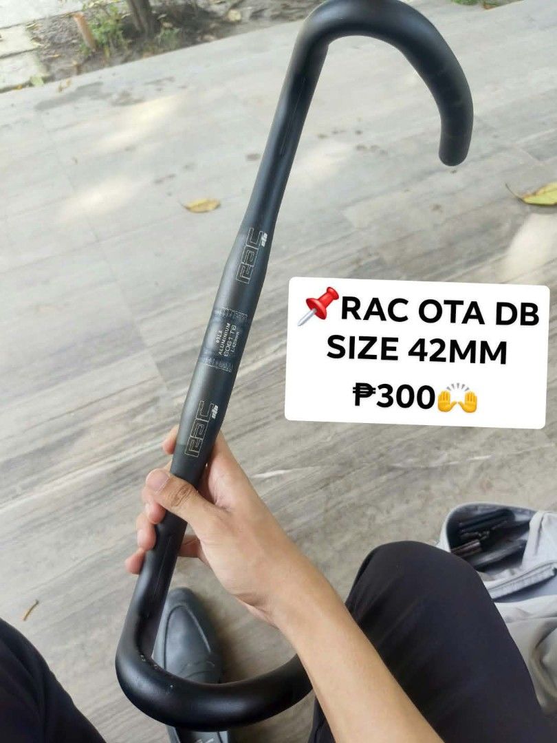 RAC OTA DROPBAR (Category: Looking For) located in Apalit. Submitted by woonie_31 (Listing ID 1463650793, Image 1). Description: NANDYAN NA ISSUE AND 420MM YAN SOLID NADIN PEDE IPASHIP.