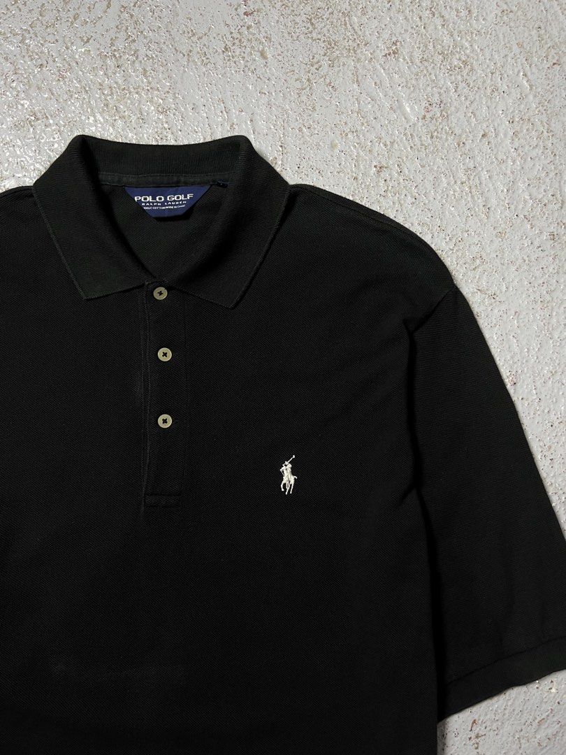 Ralph Lauren Black Golf Poloshirt (Category: Tshirts & Polo Shirts ) located in Davao. Submitted by don_jungco (Listing ID 1463670060, Image 3). Description: Condition: Excellent Color rate: 9.8/10 Issue: Width - 21 Length - 29 Best Fit - Large.