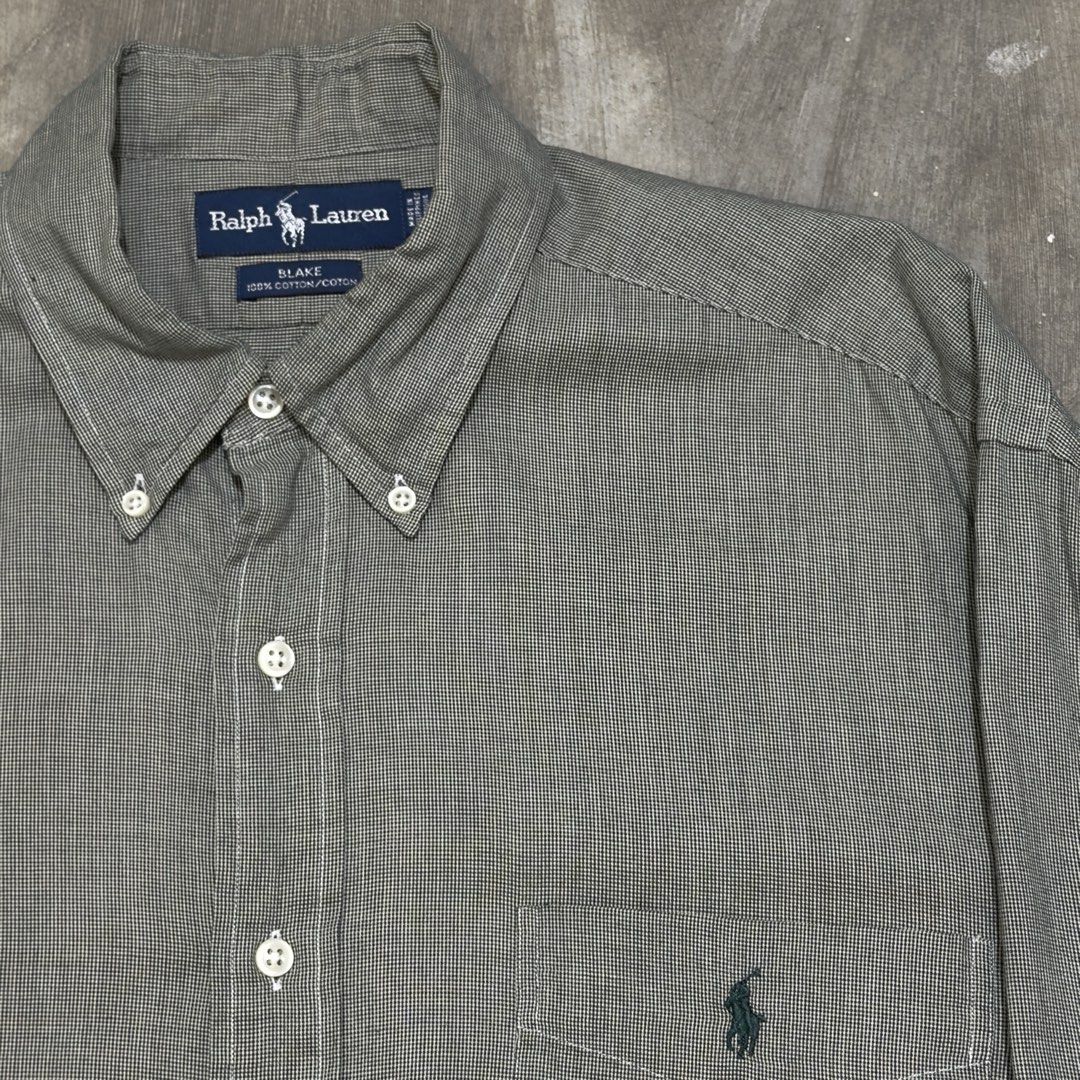 Ralph Lauren Blake Button Down Dress Shirt (Category: Tshirts & Polo Shirts ) located in Dinalupihan. Submitted by brokencasket (Listing ID 1463692888, Image 2). Description: Ralph Lauren Blake Button Down Dress Shirt Size L on tag. Measurements on photo. .
