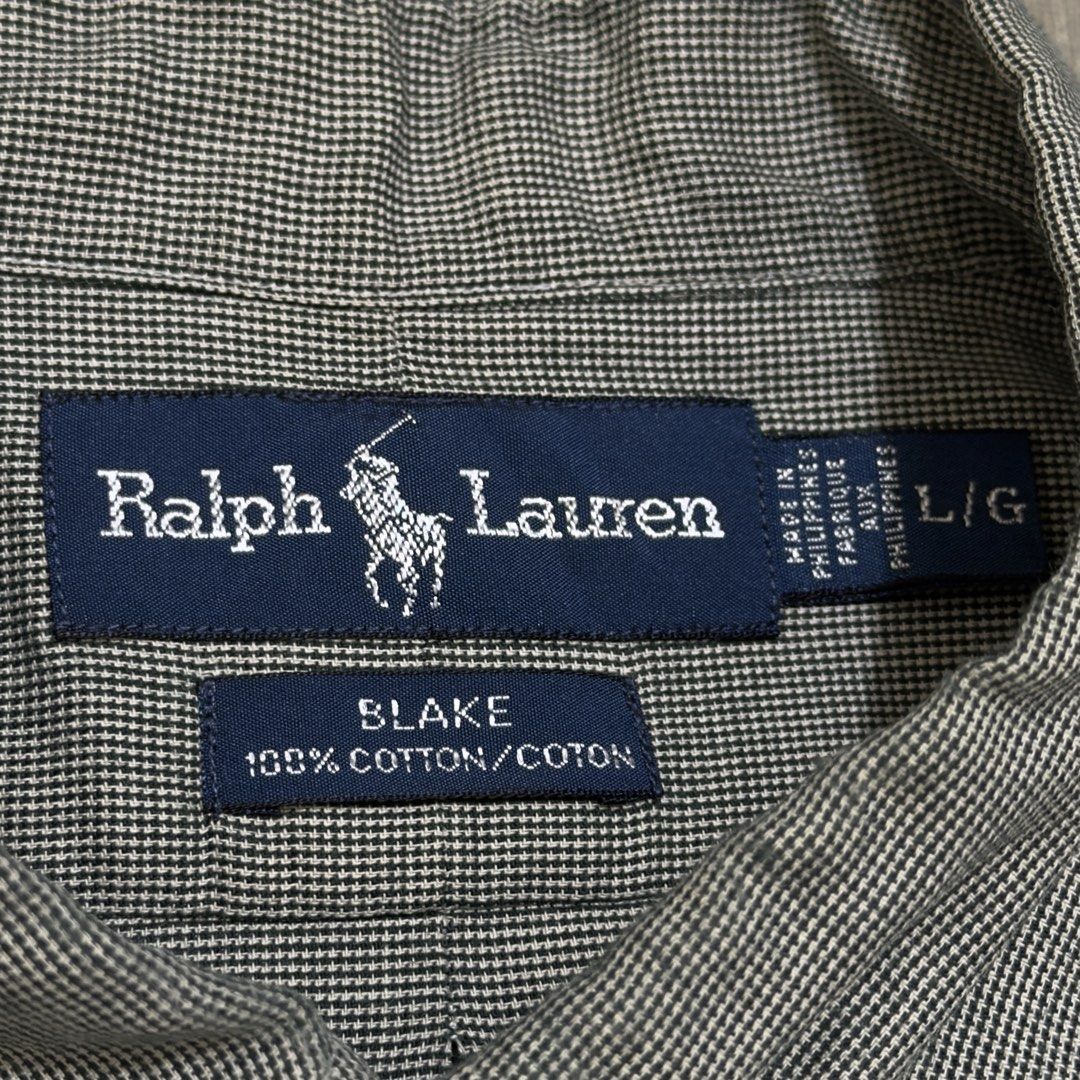Ralph Lauren Blake Button Down Dress Shirt (Category: Tshirts & Polo Shirts ) located in Dinalupihan. Submitted by brokencasket (Listing ID 1463692888, Image 3). Description: Ralph Lauren Blake Button Down Dress Shirt Size L on tag. Measurements on photo. .