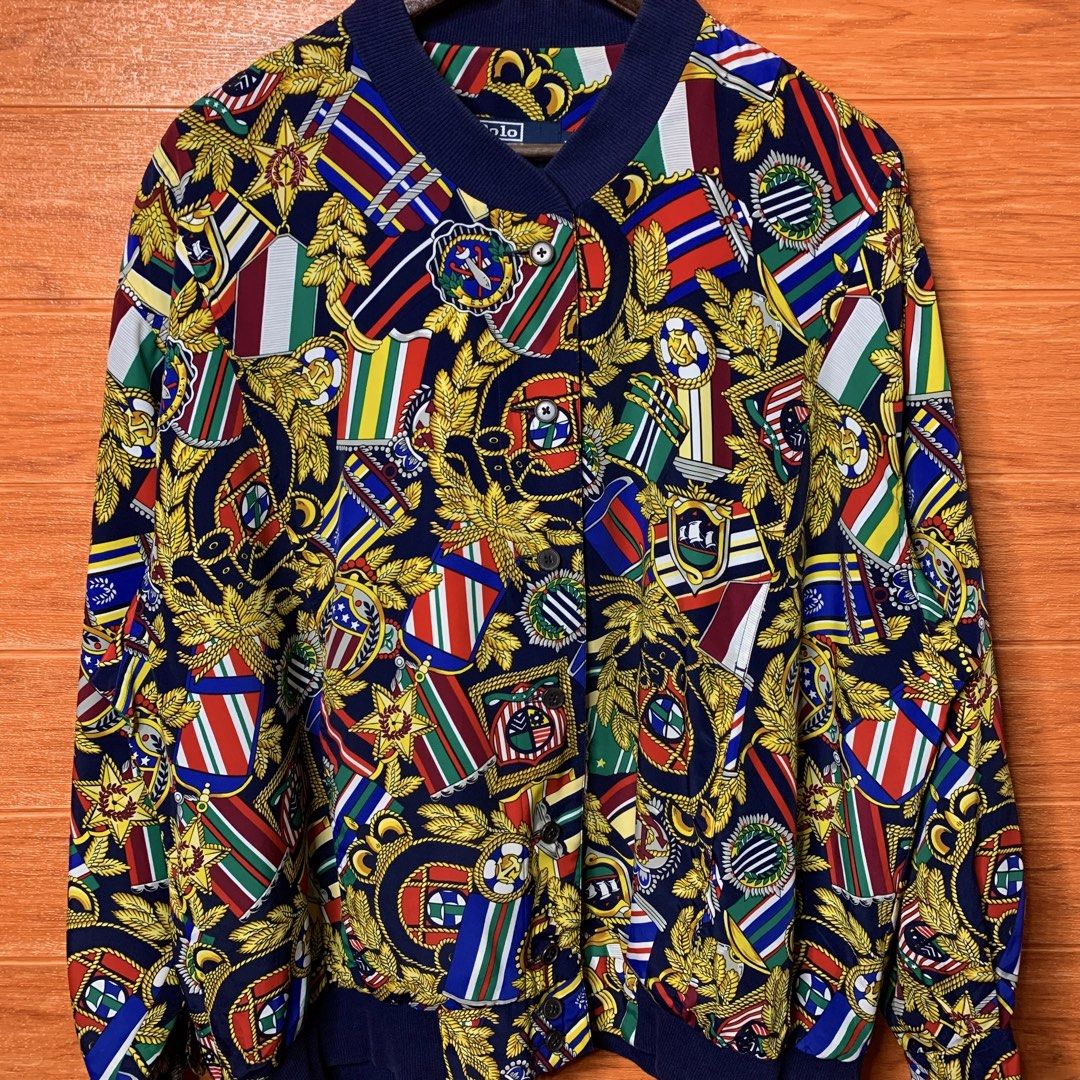 Ralph Lauren RL Gold Nautical Bomber Jacket (Category: Coats, Jackets and Outerwear) located in Quezon City. Submitted by donklasiko (Listing ID 1463635820, Image 3). Description: Condition: 9.5+/10 Pristine condition Issue: non Refer to the dimension 🤗 PM FOR MORE DETAILS NO RETURN, NO EXCHANGE & NO REFUND! ✅I ALSO ACCEPT TRADE/SWAP TO ANYTHING JUST DROP YOUR OFFER Please manage your expectations, this is a secondhand item. What you see is what