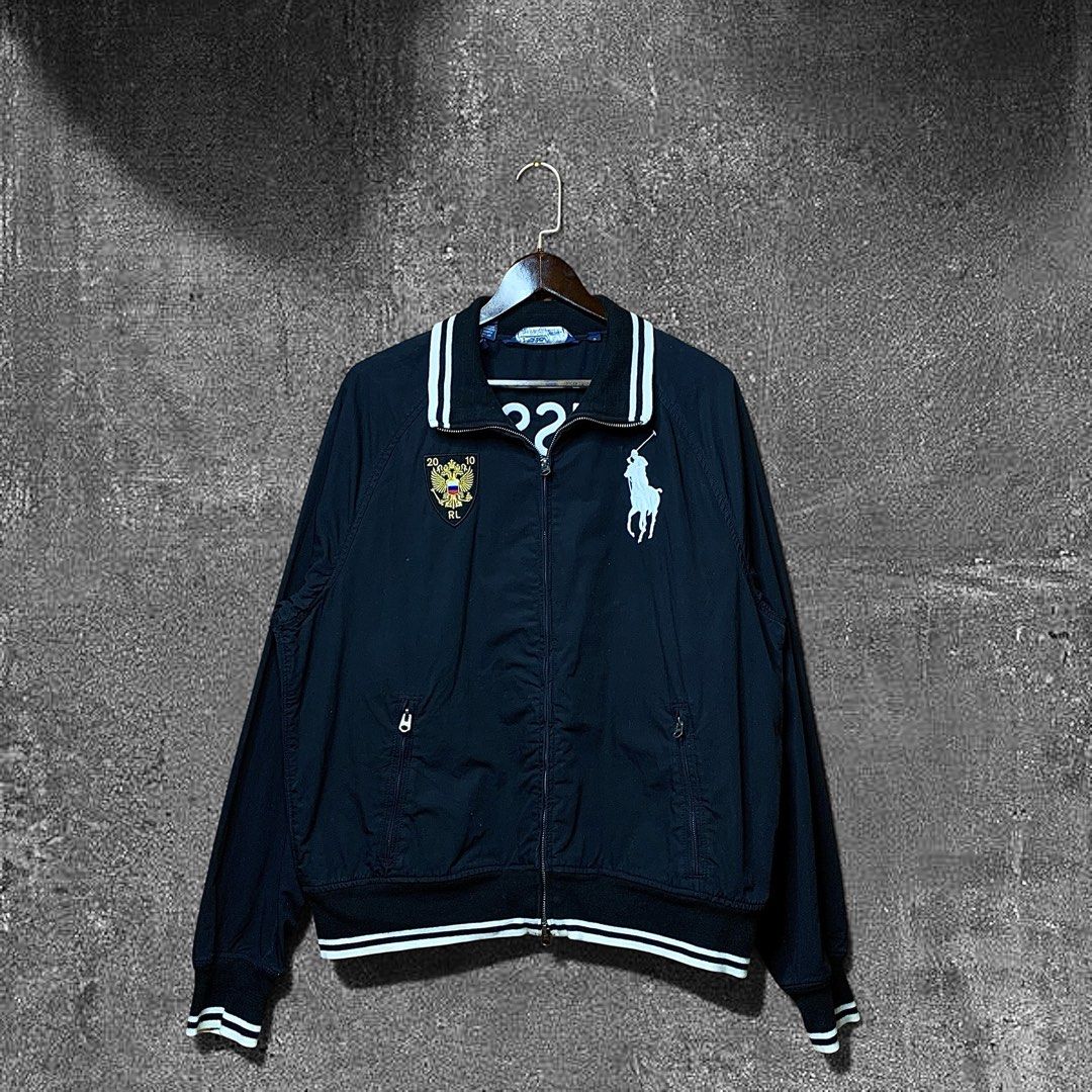 Ralph Lauren RL Jersey Jacket RUSSIA (Category: Coats, Jackets and Outerwear) located in Quezon City. Submitted by donklasiko (Listing ID 1463641205, Image 1). Description: Condition: 9.5+/10 Pristine condition Issue: non Refer to the dimension 🤗 PM FOR MORE DETAILS NO RETURN, NO EXCHANGE & NO REFUND! ✅I ALSO ACCEPT TRADE/SWAP TO ANYTHING JUST DROP YOUR OFFER Please manage your expectations, this is a secondhand item. What you see is what you ge