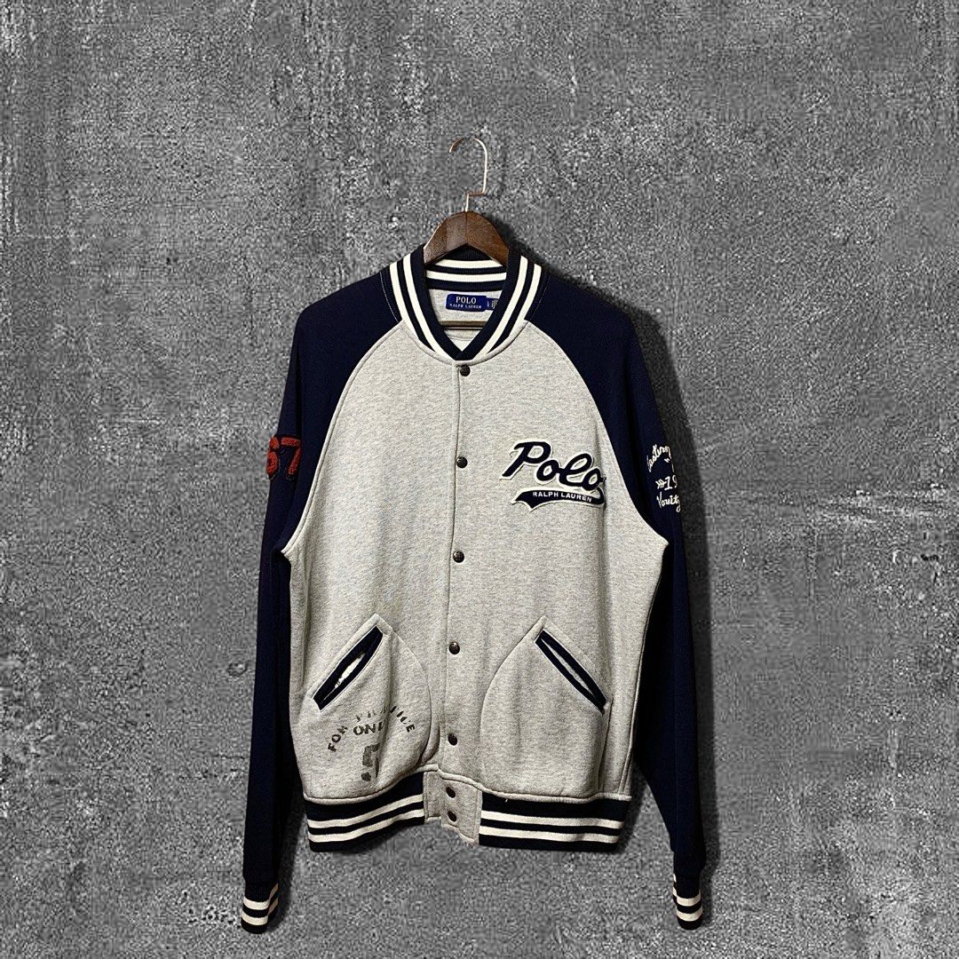 Ralph Lauren RL POLO 67 Varsity Jacket (Category: Coats, Jackets and Outerwear) located in Quezon City. Submitted by donklasiko (Listing ID 1463640986, Image 1). Description: Condition: 9.5+/10 Pristine condition Issue: non Refer to the dimension 🤗 PM FOR MORE DETAILS NO RETURN, NO EXCHANGE & NO REFUND! ✅I ALSO ACCEPT TRADE/SWAP TO ANYTHING JUST DROP YOUR OFFER Please manage your expectations, this is a secondhand item. What you see is what you 