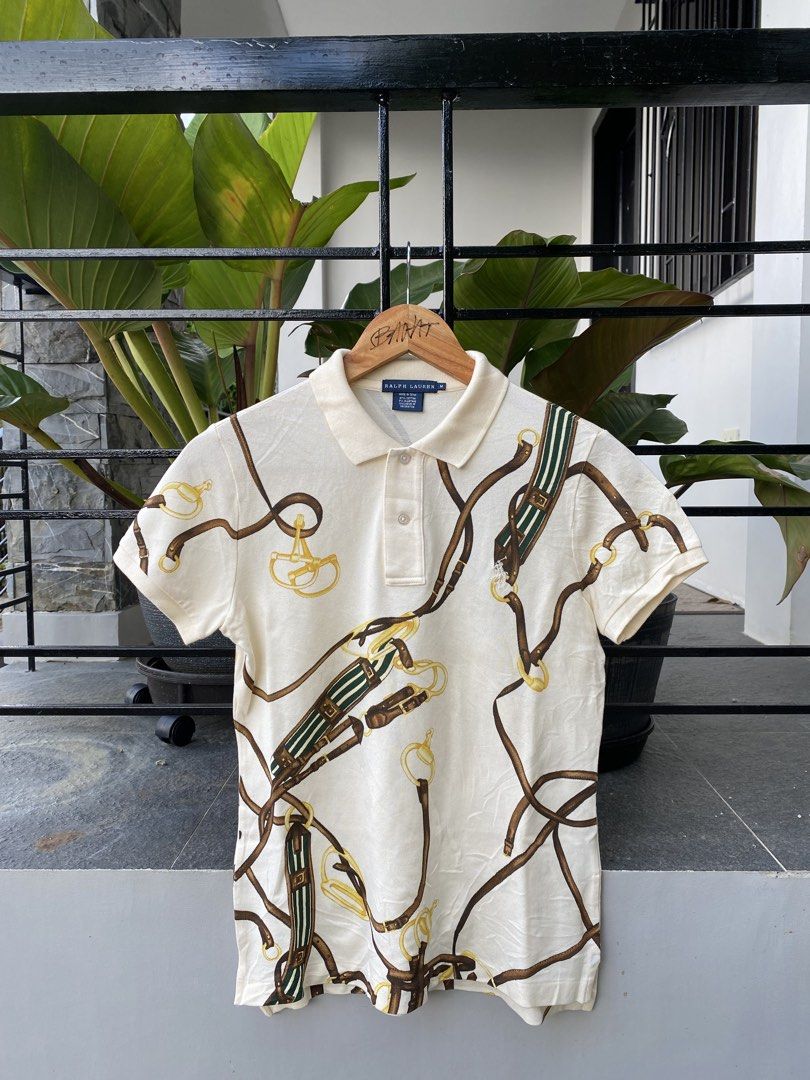 Ralph Lauren X Lacoste Bundle (Category: Tshirts & Polo Shirts ) located in Roxas City. Submitted by dua-garments23 (Listing ID 1463605113, Image 3). Description: - Bundle includes Ralph Lauren and Lacoste polo shirts. - Sizes 24/29 - 17.5/23 - 23/29 - Features a white Ralph Lauren polo with embroidered pony logo. - Features a white Lacoste polo with embroidered crocodile logo. - Includes a patterned Ralph Lauren polo with a unique belt print. - 