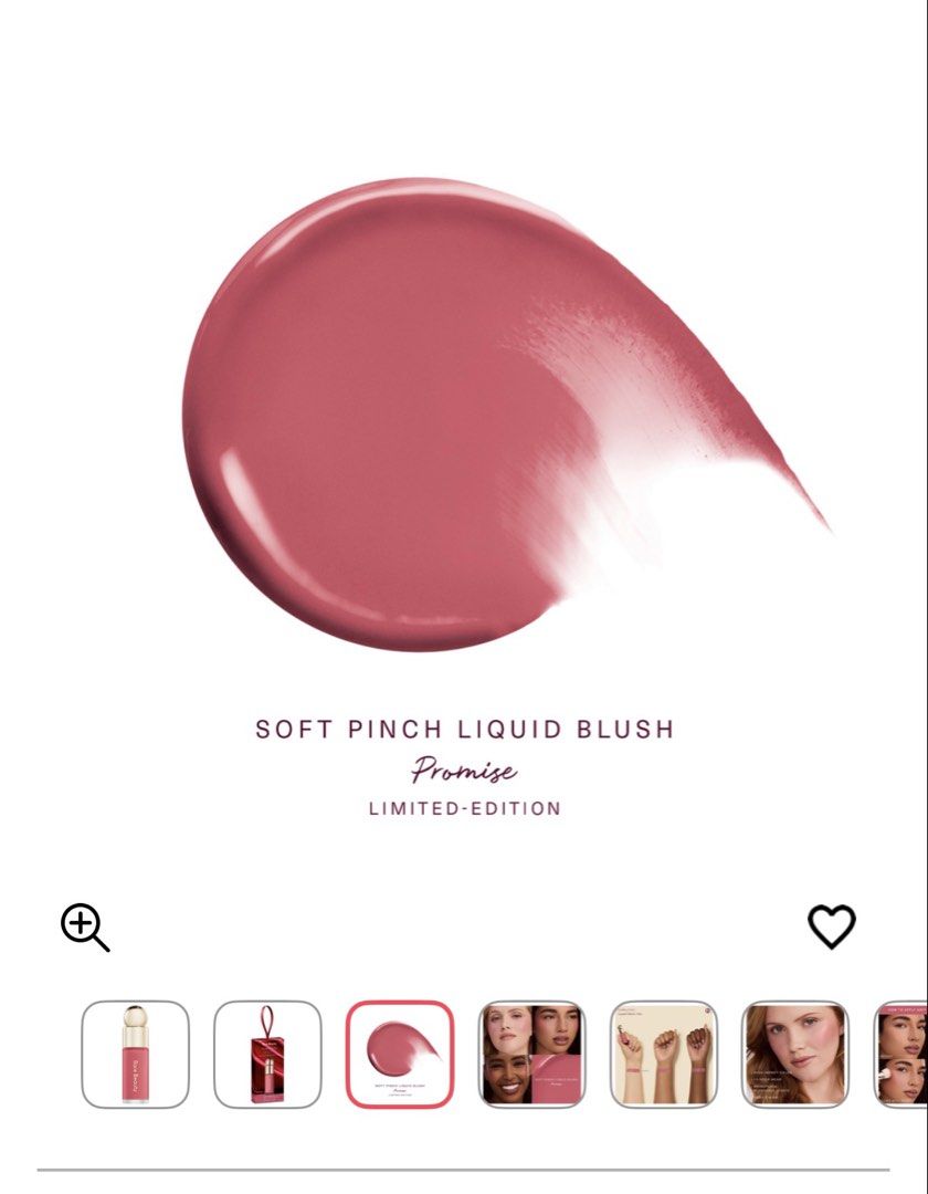 Rare Beauty Mini Blush (Promise) (Category: Makeup) located in San Pablo. Submitted by kiaraa. (Listing ID 1463655114, Image 3). Description: Rare Beauty Mini Blush (Promise) Limited edition and Sephora Exclusive 1 stock only. Paunahan nlng. .