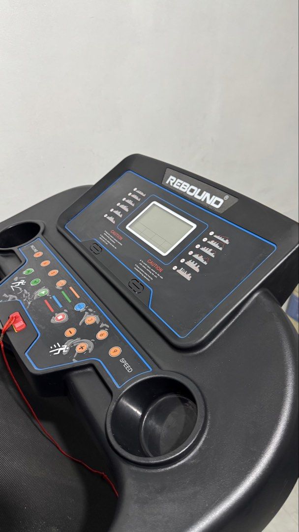 REBOUND EDGE Motorized Treadmill (Category: Cardio & Fitness Machines) located in Manila. Submitted by nxysabel (Listing ID 1463562051, Image 3). Description: SELLING REBOUND EDGE MOTORIZED TREADMILL • Negotiable • Bought: January 2025 • Lightly used and well-maintained • Fully functional • Comes with the original manual • Minor cosmetic scratch on the right handle • Loc: ARCA South • Can schedule unit testing RFS: Rarely used.