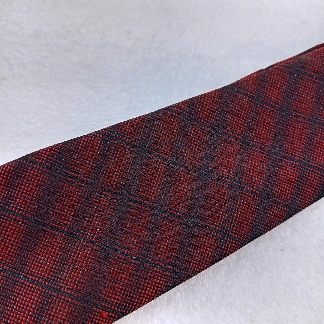 Red & Black Grid Check necktie (Category: Ties) located in Abucay. Submitted by gibzzz123 (Listing ID 1463573733, Image 3). Description: • All items are ON HAND and ready to be shipped/picked up. • Items are preloved/ukay, so please expect minimal signs of usage unless stated otherwise. • No major issues — good condition unless otherwise indicated in the listing. • Actual color may slightly vary due to lighting and screen settings. • All availabl