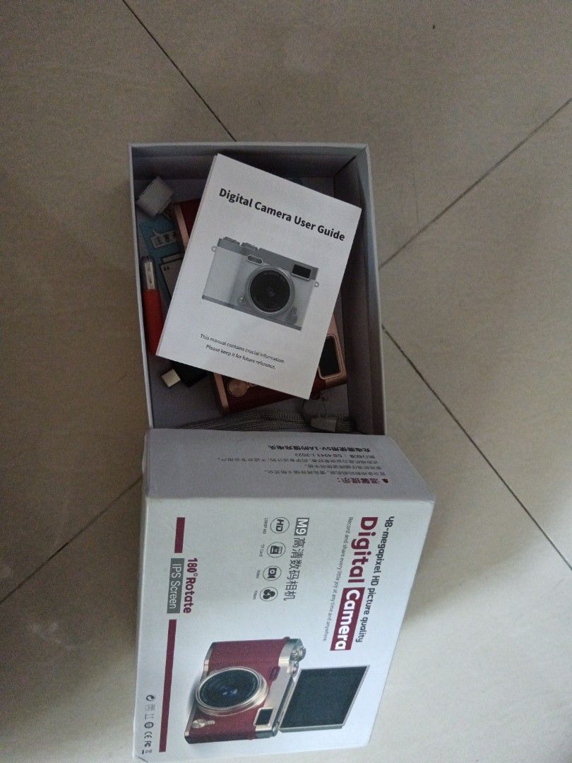 Red camera (Category: Cameras) located in Kuala Lumpur. Submitted by _sims_ (Listing ID 1463640528, Image 2). Description: This is a camera my sister brought for me for my birthday gift but I didn't use it at all so I am selling it hope u guys like it and will buy it thanks😊.