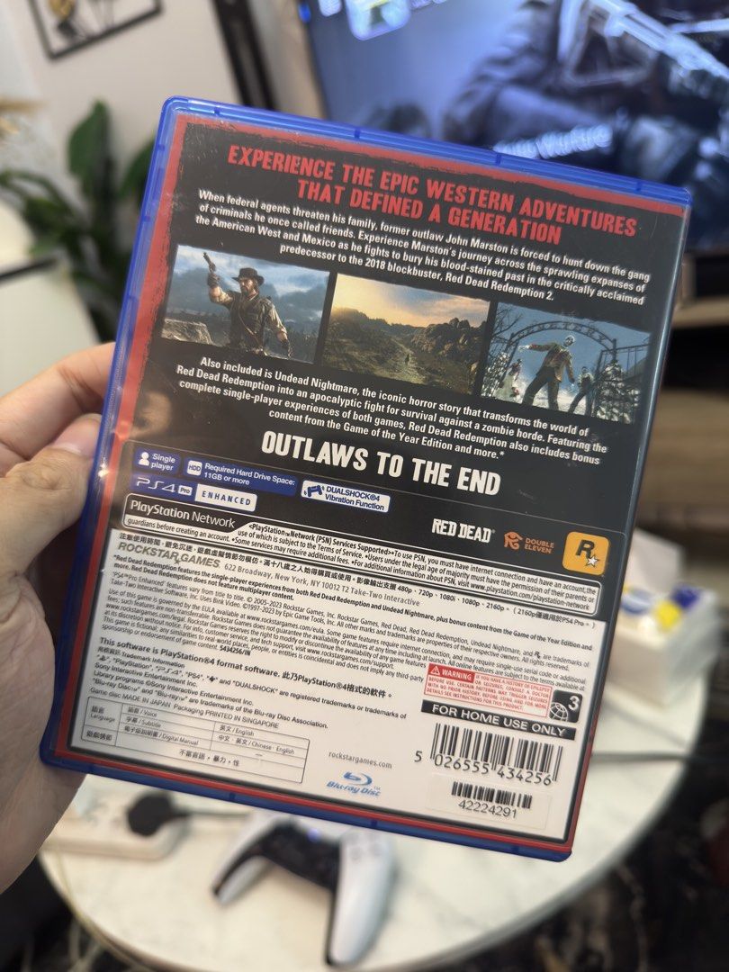 Red Dead Redemption 1 + Undead Nightmare PS4 CD (Category: PlayStation) located in Pasig City. Submitted by robbiseraphin (Listing ID 1463644953, Image 2). Description: 🎮 Selling: Red Dead Redemption 1 + Undead Nightmares for the PS4 💰 For only 1,200 php! —————— 📱PM me if you have any questions .