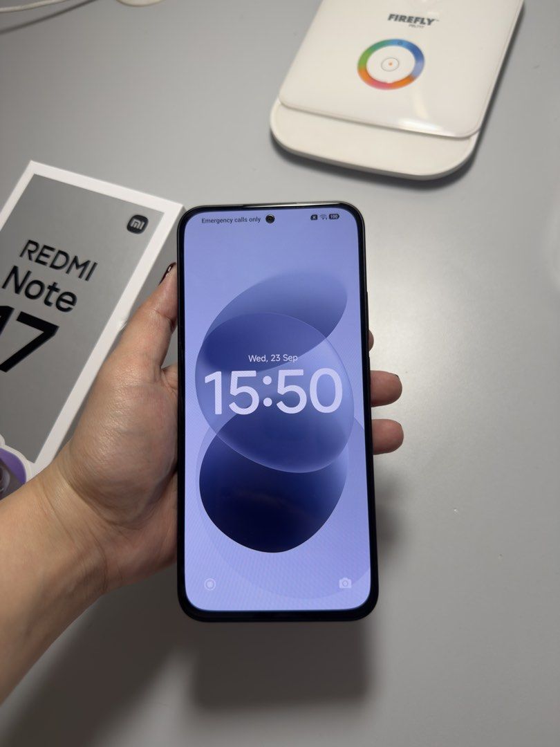 Redmi Note 17 (Category: Xiaomi) located in Manila. Submitted by alendlr (Listing ID 1463631354, Image 2). Description: Brandnew. Used for unboxing only. Inclusions: Charger Phone case.