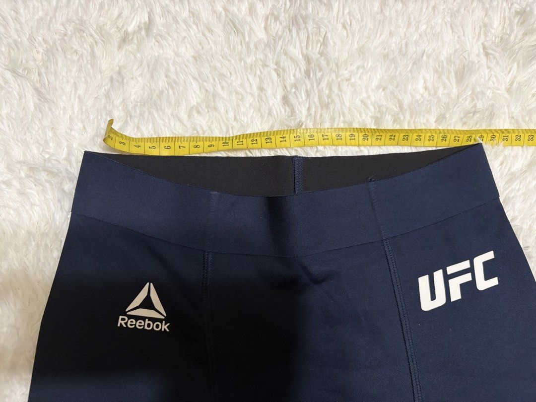 Reebok UFC Navy Compression Tights (Category: Activewear) located in Quezon City. Submitted by Moms_closet (Listing ID 1463669819, Image 2). Description: - Navy blue Reebok UFC compression tights - Ideal for training and MMA - Features an elastic waistband - Made with performance fabric - Check photos for detailed measurements - Excellent for all your workouts.