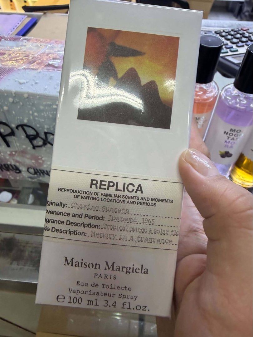 REPLICA CHASING SUNSETS MAISON MARGIELA | PREMIUM QUALITY (Category: Fragrance & Deodorants) located in Quezon City. Submitted by embereshop2 (Listing ID 1463646605, Image 1). Description: 📌 Perfect for yourself or as a gift! ✨ Whether you’re treating yourself or looking for a gift for birthdays and any special occasion, this is a great choice. 💗 The scent is very close to 0G and long-lasting, perfect if you want something that smells premium w