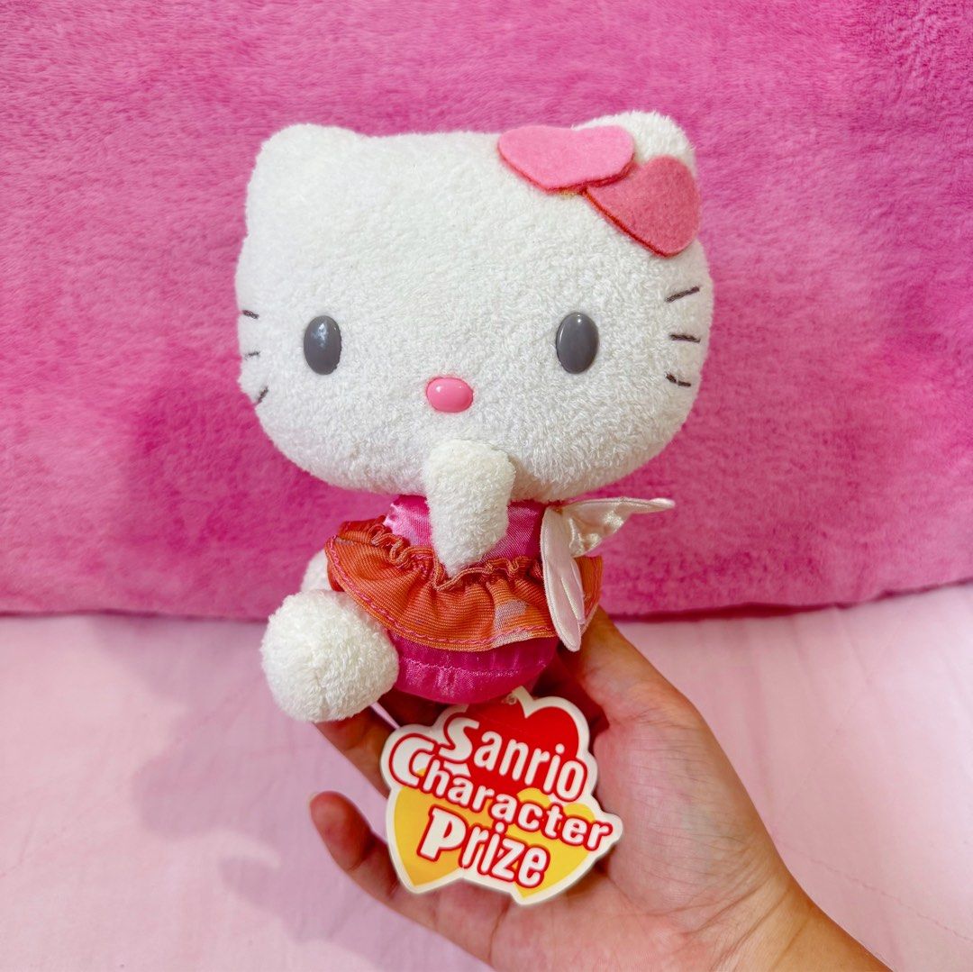 Retro Hello Kitty Angel Heart Eikoh Plush (Category: Plushies & Soft Toys) located in Manila. Submitted by ashyyel_ (Listing ID 1463682412, Image 1). Description: .