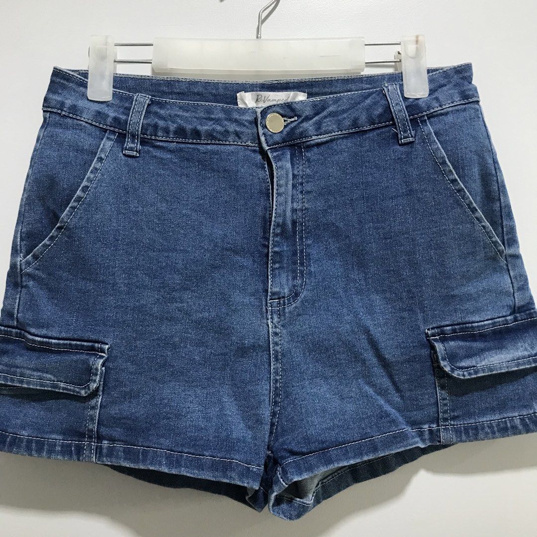 REVAMPED Denim Cargo Short (Category: Skirts) located in Cavite. Submitted by tanya.valentin (Listing ID 1463655413, Image 2). Description: .