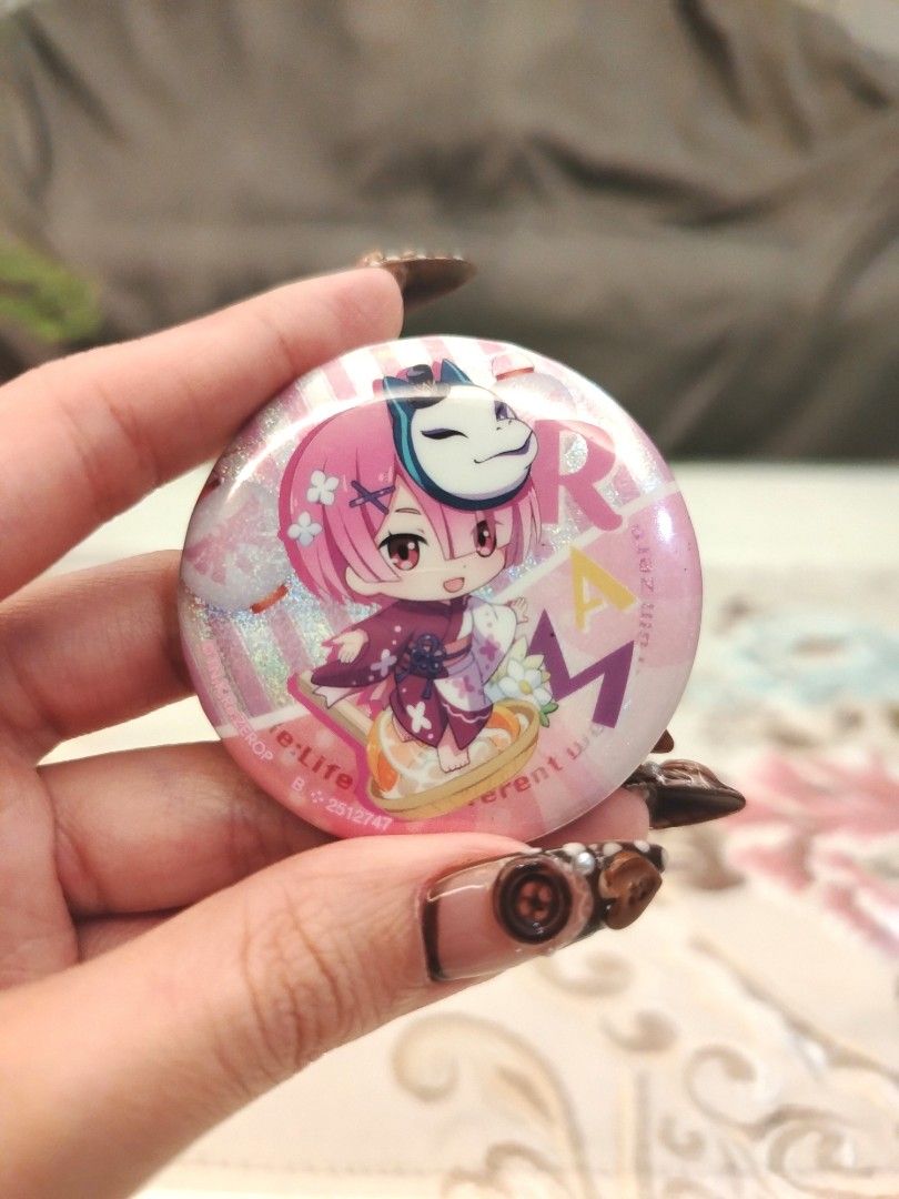 Re:Zero Ram Badge Pin (Category: Character Goods) located in San Fernando. Submitted by jpmarketplace2023 (Listing ID 1463640524, Image 1). Description: 💚 All items are authentic from Japan. 💛 MOP: GCash (❌️ GCash Protect) 🩵 MOD: LBC only (❌️ S. Checkout, COD, COP) 💙 Meet-up: Vista Mall, San Fernando, Pampanga 💜 All items are on-hand. 🧡 First to pay gets the item first. ❤️ Breakable items are packed with care and caution. Seller will not be
