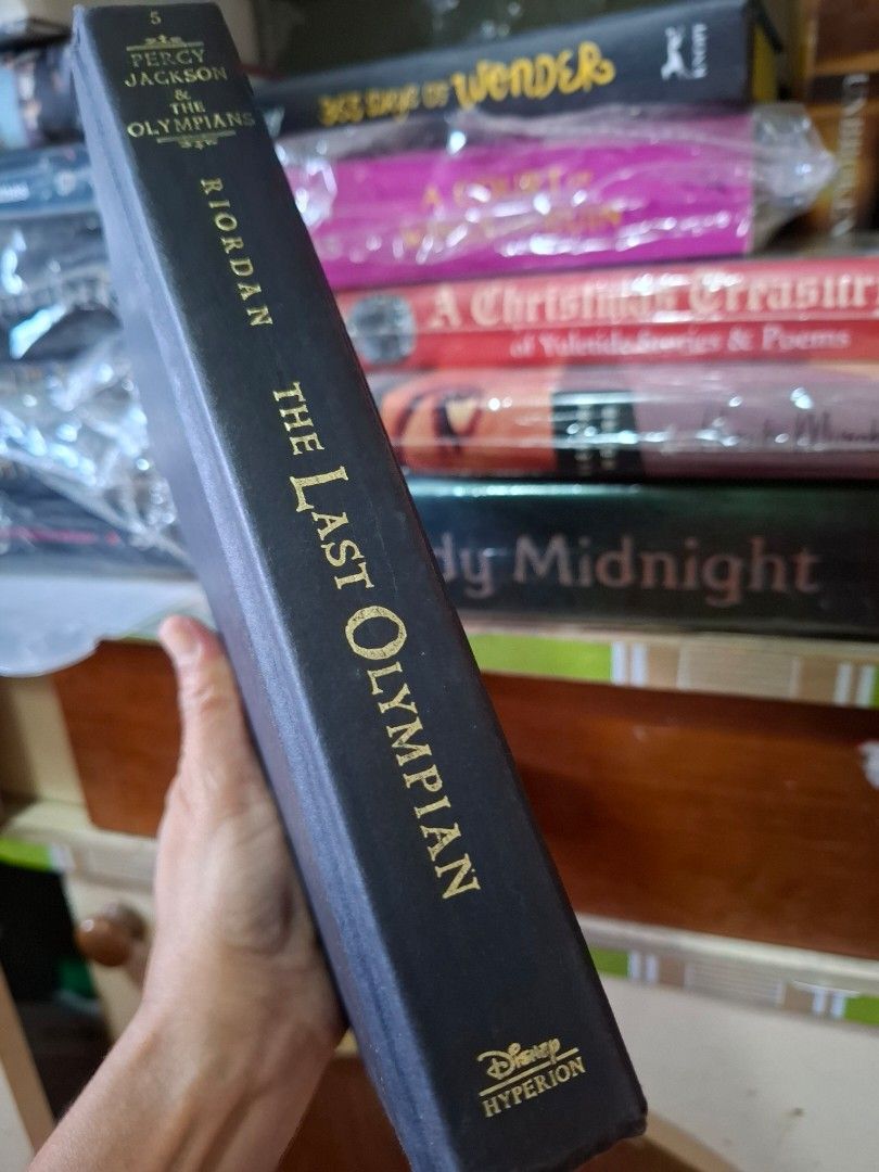 Rick Riordan THE LAST OLYMPIAN [missing dust cover] (Category: Storybooks) located in Arayat. Submitted by books_and_more_stuff (Listing ID 1463574212, Image 1). Description: We only sell authentic/original copy of books all purchased from the U.S. PM for more available titles and photos if interested. MOP: BANK TRANSFER/GCASH Shipping (via J&T) cost to be shouldered by buyer. Once confirmed kindly send: FULL NAME: CONTACT NUMBER: SHIPPING ADDRES
