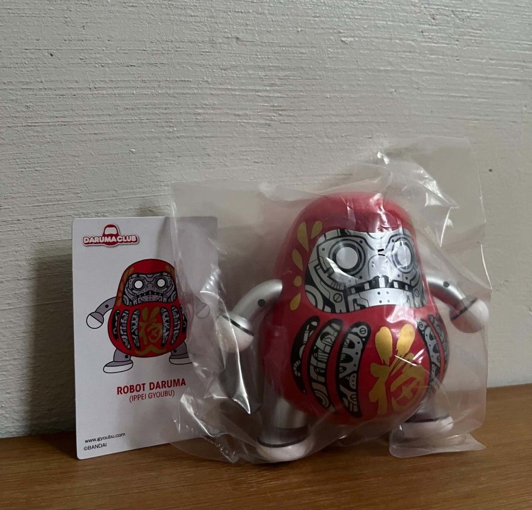 ROBOT DARUMA (IPPEI GYOUBU) - DARUMACLUB V2 FIGURES (Category: Designer & Blind Box Toys) located in Villasis. Submitted by aalvar.collection (Listing ID 1463576518, Image 2). Description: Selling Robot Daruma (Ippei Gyoubu) - DarumaClub V2 Figures for Php680 -wyswyg/MIB condition (Box condition: 4/10) -no issue -with box & card inclusion -with markings Mop: Gcash Mod: Meetup, J&T or LBC (COP/COD) My Location: Villasis, Pangasinan Shipping: Open 