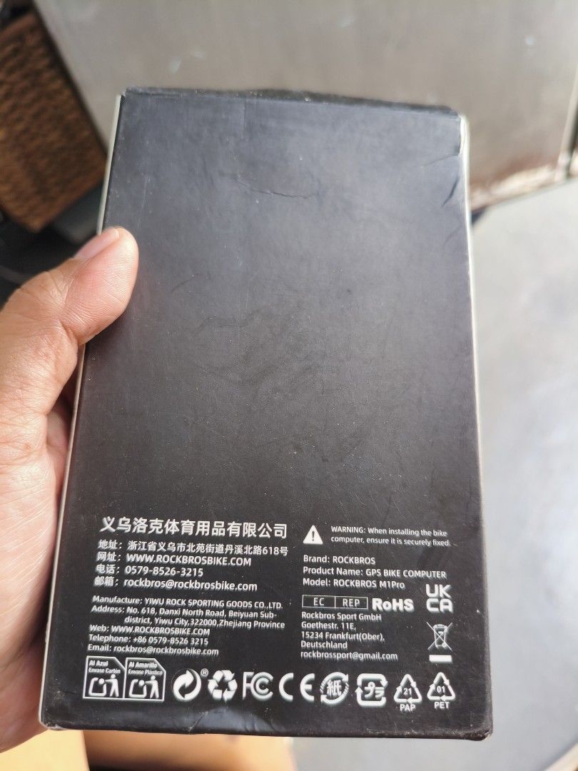 Rockbros GPS M1 Pro Bike Conputer bnew (Category: Bicycles) located in Cavite. Submitted by cappfinds86177 (Listing ID 1463624361, Image 3). Description: bnew cod lalamove or shipping.