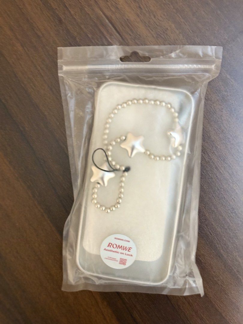 romwe metallic star iphone 15 pro max case set (Category: Cases & Sleeves) located in Binan City. Submitted by nakednini (Listing ID 1463714875, Image 3). Description: ⋆ brand new with pouch ⋆ for iphone 15 pro max only ⋆ metallic star phone case + matching strap set ⋆ rfs: ordered the wrong model size dm me if you'd like more details 💌.