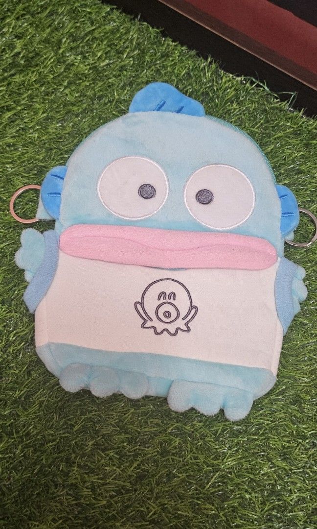 Sanrio hangyodon pouch (Category: Purses & Pouches) located in Umingan. Submitted by liezelsona48963 (Listing ID 1463608218, Image 1). Description: sanrio hangyodon pouch pwd lagyan ng sling as seen on the other pic details 8x 6 inches mop gcash.