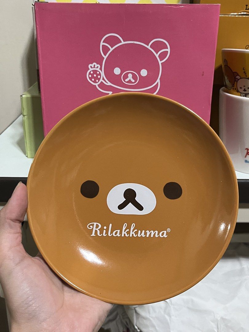 San-x Rilakkuma small plate with box (Category: Character Goods) located in Lucena. Submitted by aisanolshop (Listing ID 1463697241, Image 1). Description: 5pcs available.
