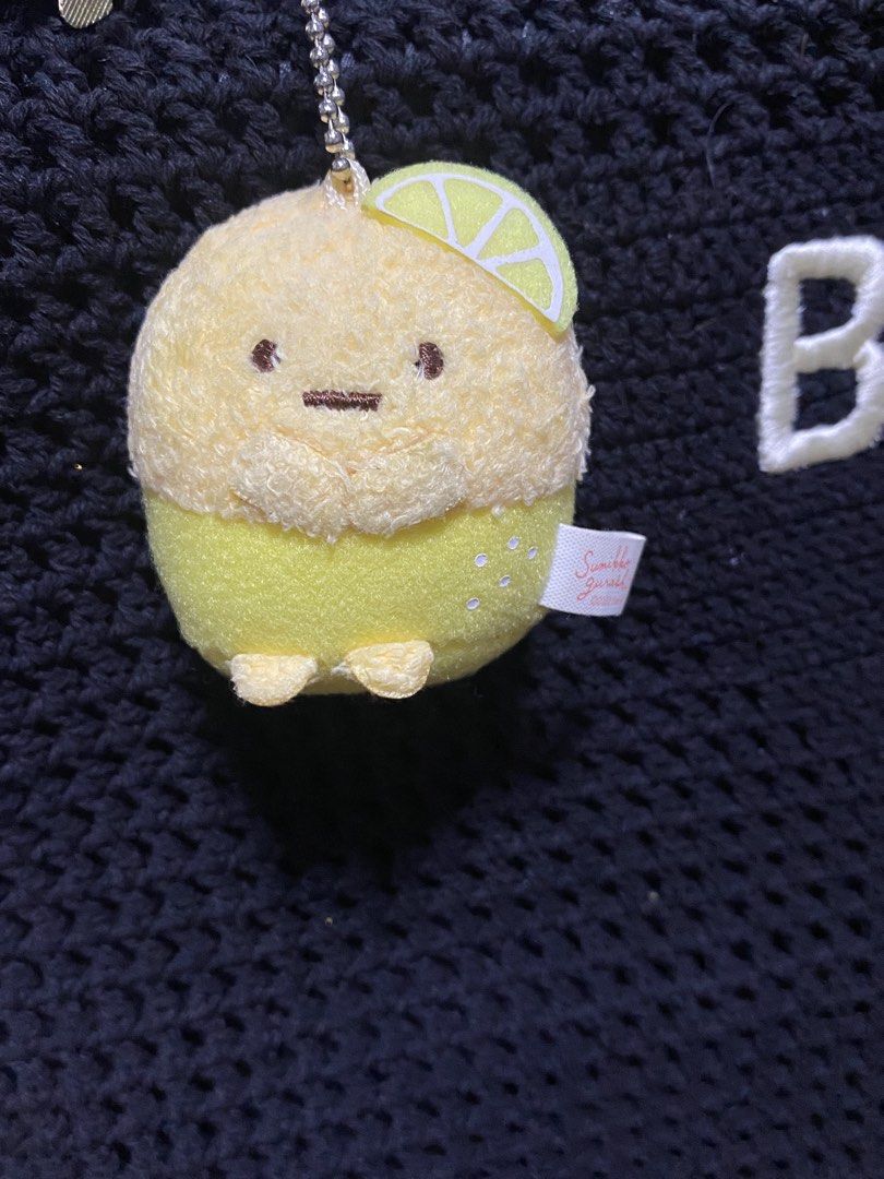 San-x Sumikko Gurashi Ebi Lemon Plush Charm (Category: Plushies & Soft Toys) located in Los Banos. Submitted by chus.things (Listing ID 1463580706, Image 1). Description: Welcome to Chus Things! Selling San-x Sumikko Gurashi Ebi Lemon Plush Bag Charm 2022 Authentic San-x Sumikko Gurashi Plush Charm All with readable plush tag Message me po if you want more pictures Rfs: Decluttering since maglilipat na po kami ng house (bought this po sa mga sell