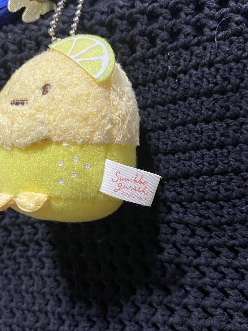 San-x Sumikko Gurashi Ebi Lemon Plush Charm (Category: Plushies & Soft Toys) located in Los Banos. Submitted by chus.things (Listing ID 1463580706, Image 2). Description: Welcome to Chus Things! Selling San-x Sumikko Gurashi Ebi Lemon Plush Bag Charm 2022 Authentic San-x Sumikko Gurashi Plush Charm All with readable plush tag Message me po if you want more pictures Rfs: Decluttering since maglilipat na po kami ng house (bought this po sa mga sell