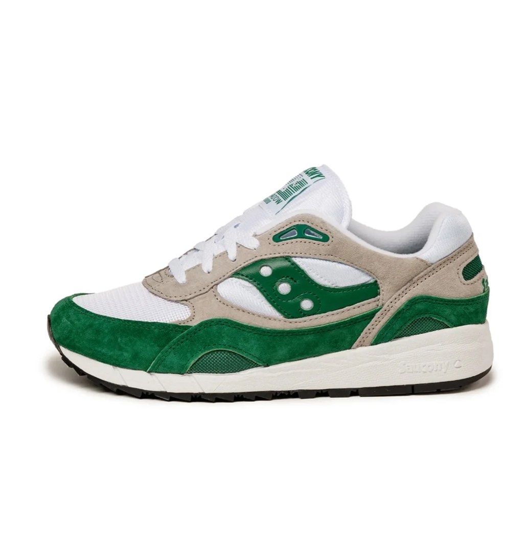 Saucony Shadow 6000 'White / Green'. (Category: Sneakers) located in Malolos. Submitted by ginooutletph (Listing ID 1463591197, Image 1). Description: Saucony Shadow 6000 'White / Green'. US MENS 10 / 13 Php 11,990 Pre-order Full payment required, 2-3 weeks ETA. Facebook, Instagram and Tiktok Gino Outlet PH Payment Method E-Wallet and Bank Transfer Local shipping will be shouldered by the buyer. Lalamove (Metro Manila) LBC (Province) Prices are s