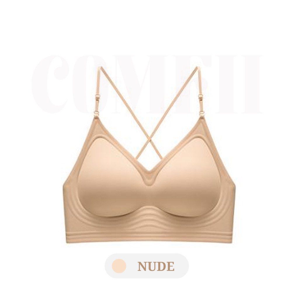 Seamless Self Strap Bundle Bra (Category: Undergarments & Loungewear) located in Binan City. Submitted by mypreloved_haul (Listing ID 1463583300, Image 3). Description: never used! 32 A S / 70AB.