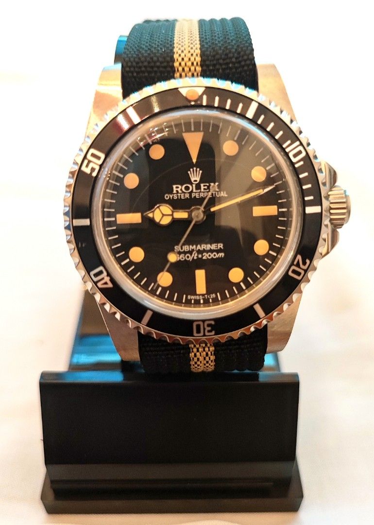 Seiko 1970 Rolex 5513 Submariner Mod (Category: Luxury Watches) located in Manila. Submitted by steelrat (Listing ID 1463633243, Image 3). Description: Please note that these are my personal watches. I’m a European expatriate and I am simply re-organizing my watch collection. Looking for that legendary vintage Rolex 5513 aesthetic, but don’t feel like taking out a second mortgage or crying when you accidentally bang it against a door frame? Enter