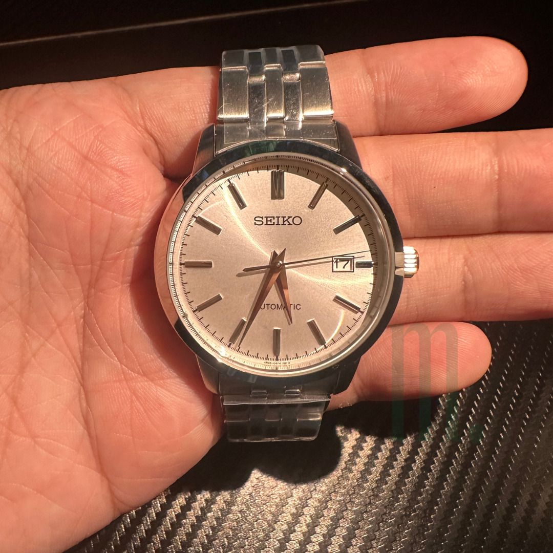 Seiko Conceptual Automatic (Brand New JDM) (Category: Men's Watches) located in San Mateo. Submitted by mobiuswatches (Listing ID 1463696364, Image 3). Description: FOR SALE — Seiko Conceptual Automatic SRPH85K1 · Brand New · ₱12,500 (₱19,770 SRP) A clean silver-tone dial and stainless-steel bracelet—an easy choice for the office, everyday wear, or your first mechanical watch. • 4R35 automatic movement with manual winding • Approximately 41-hour 