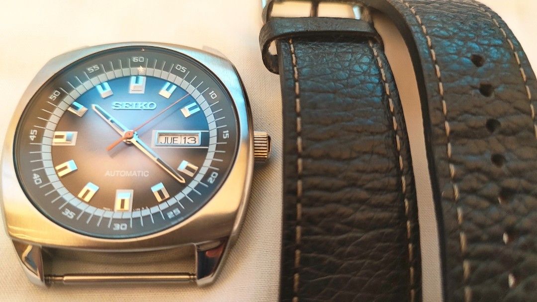 Seiko Recraft Automatic SNKN01 - Pristine Condition (Category: Men's Watches) located in Manila. Submitted by steelrat (Listing ID 1463609292, Image 3). Description: Please note that these are my personal watches. I’m a European expatriate and I am simply re-organizing my watch collection. Up for sale is a stunning Seiko Recraft Series SNKN01. If you love the bold, funky geometric watch designs of the late 1960s and 1970s, this piece nails that v