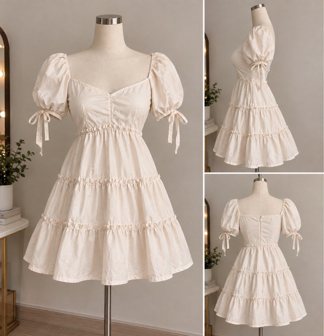 semi vneck dress (Category: Dresses) located in Teresa. Submitted by essenziale (Listing ID 1463573597, Image 1). Description: Reference: height 5’1 above the knee Fit small to large.
